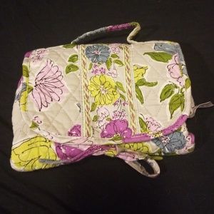 Vera Bradley cosmetic travel bag.
